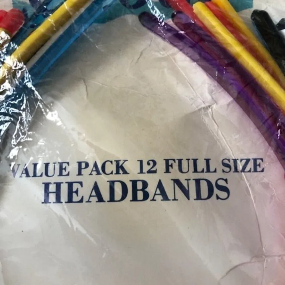 Goody Vintage‎ 1989 Headbands 12 Pack Deadstock Sealed